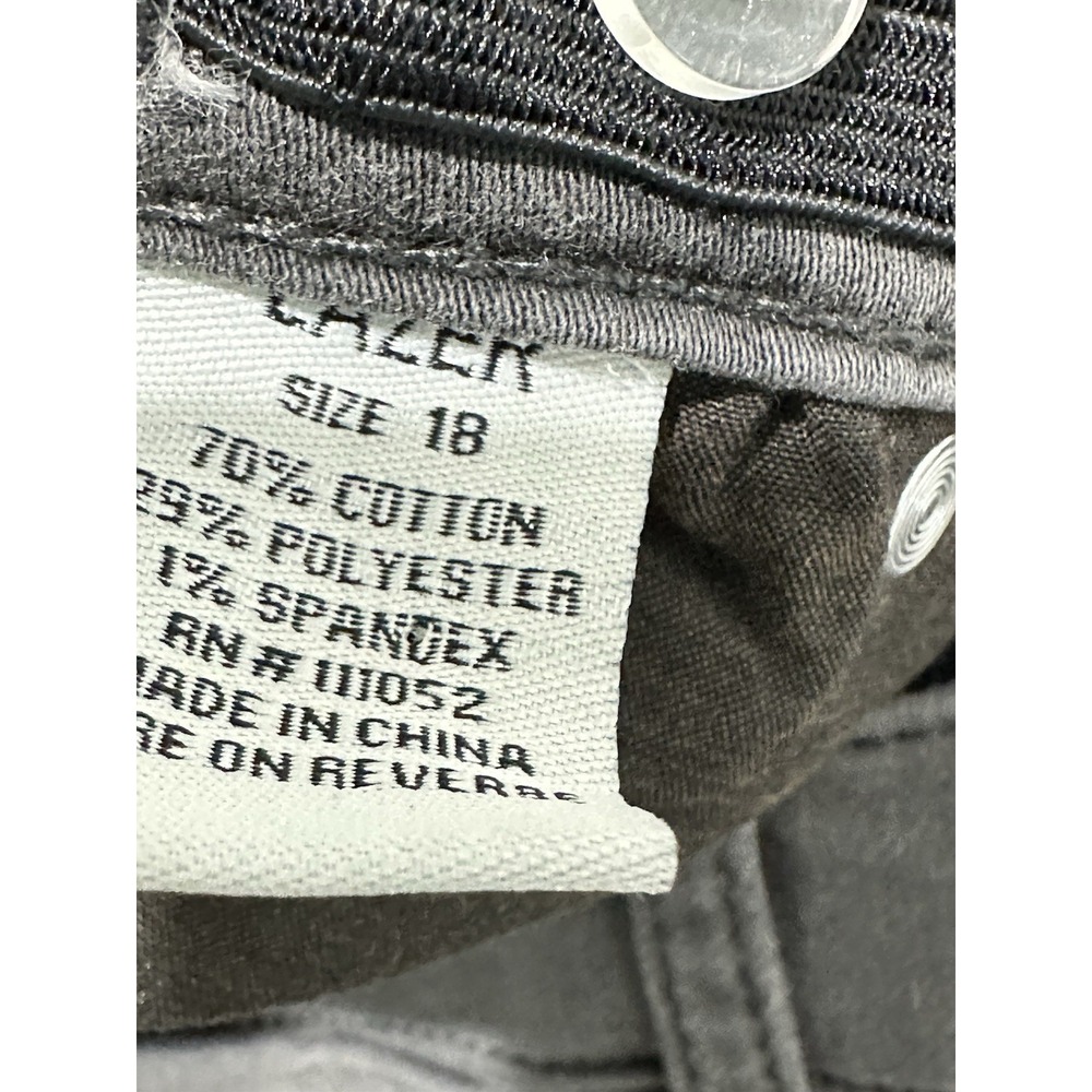 Lazer Jeans Women's Size 18 Slim Straight Stretch Gray Soft Brand New‎ With Tags - Picture 5 of 13